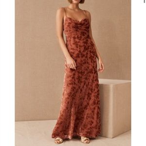 BHLDN Jenny Yoo Rory Velvet Dress NWT